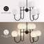 60.08" - Glass - Black - Chandelier