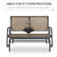 Outsunny 2-Person Outdoor Glider Bench