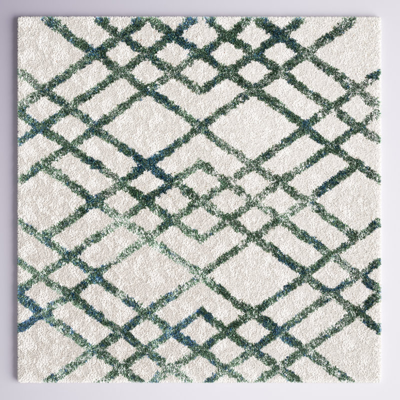 Karter Geometric Indoor Rug, Square 6'7"