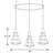 Theressa 3 - Light Dimmable Geometric Chandelier