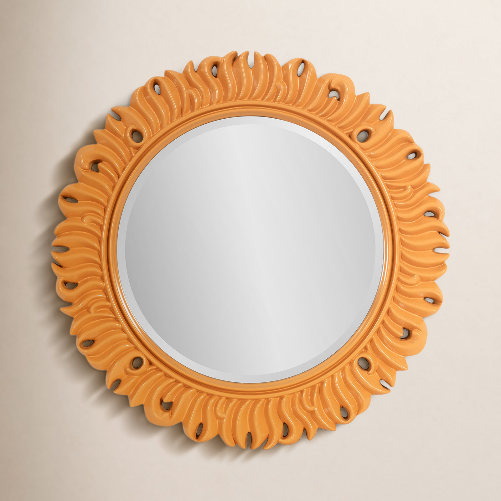 20" Mirror, Orange