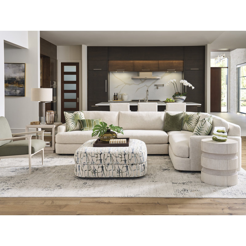 Carmela Sectional, 35" H x 132" W x 91" D