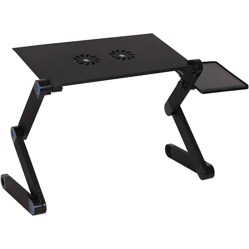 Foldable Aluminum Laptop Desk Adjustable Portable Table Stand