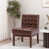 Dark Brown Faux Leather selected