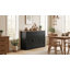 Buffet, armoire de cuisine 43 po, noir