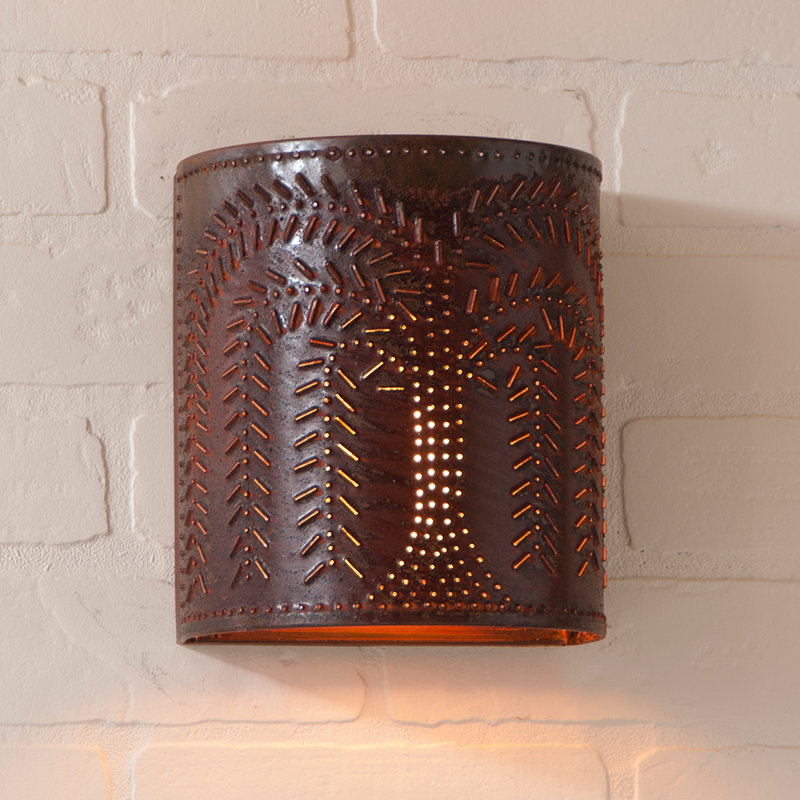 Plafonnier encastré 1 lumières Wadsworth, Étain rustique