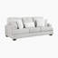 Seavey Modern & Contemporary Textured Microfiber and Corduroy 2-Piece Living Room Set with Reversible Cushions, Track Arms & 9 Included Decor Pillows