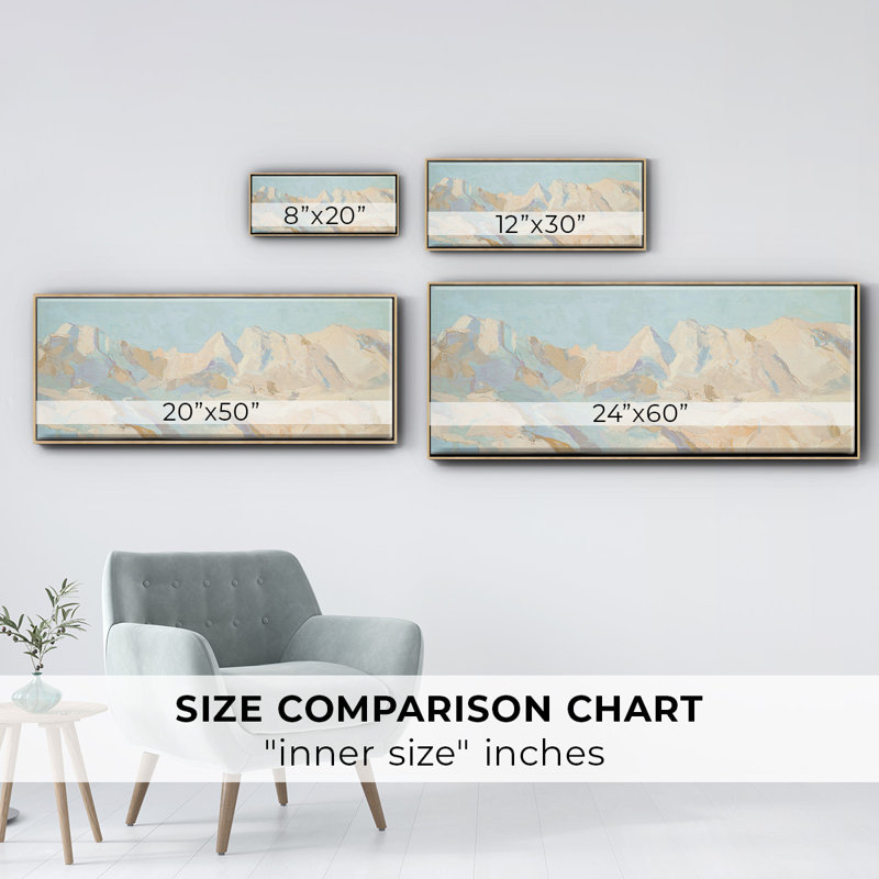 Mountain Scape - toile encadrée