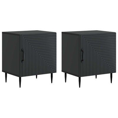 43cm W Manufactured Wood Bedside Table