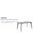 35.25'' x 59'' Solid Wood Table with Clear Top-1582044811