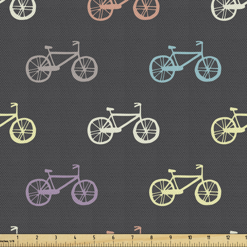Tissu de vélo Ambesonne, l 58 po x L 180 po