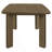 Crispin Brown Rectangular Wood Dining Table