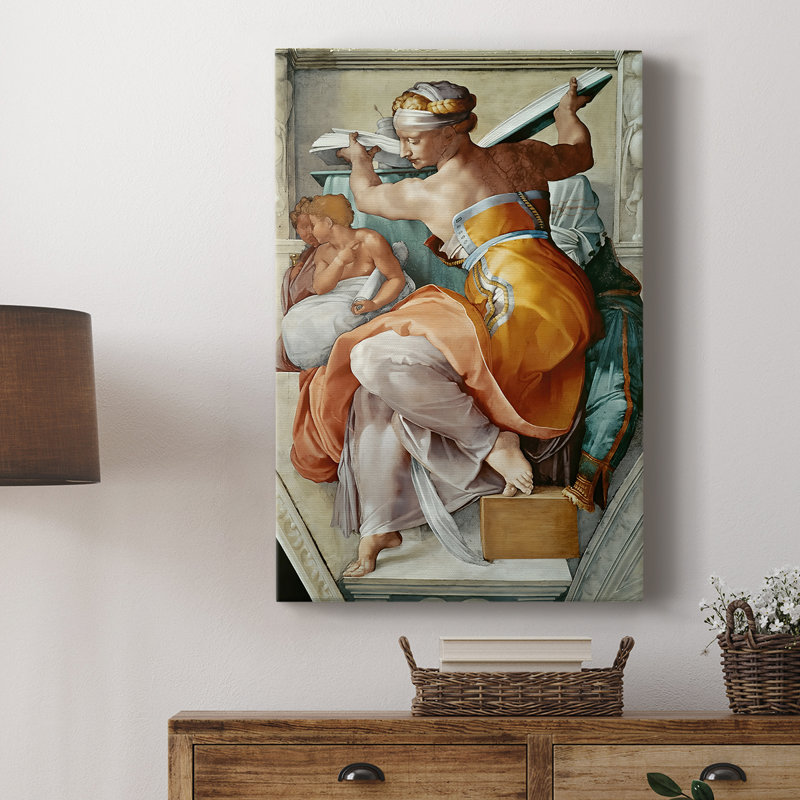 Sibylle libyen - toile tendue par Michelangelo, 12 x 18