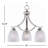 Hayden 3-Light Dimmable Bell Chandelier-1927855959