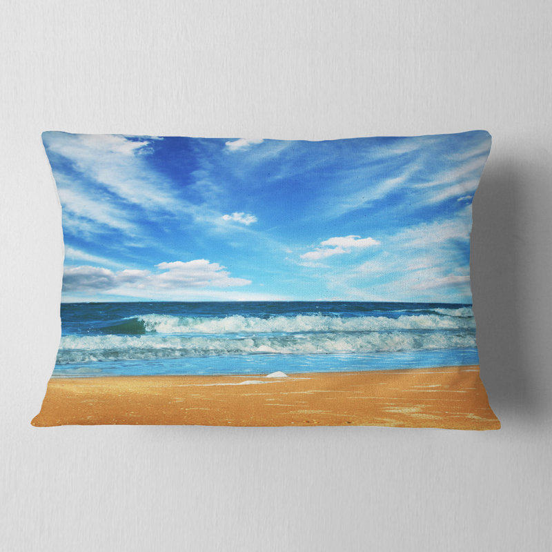 Coussin lombaire en mer et eau brillante