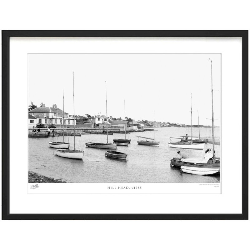 Hill Head, C1955 by Francis Frith - Single Picture Frame Print, 28cm H x 36cm W x 2.3cm D