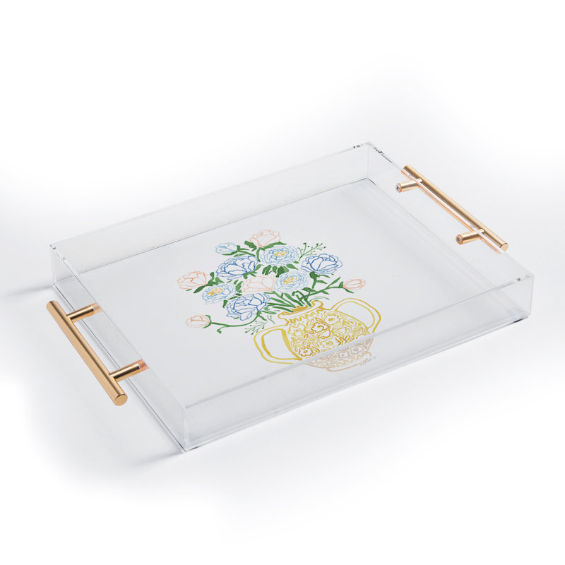 Megan Galante Finn Vase Acrylic Tray