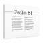 The Living God Psalm 84 - Wrapped Canvas Print-635137773