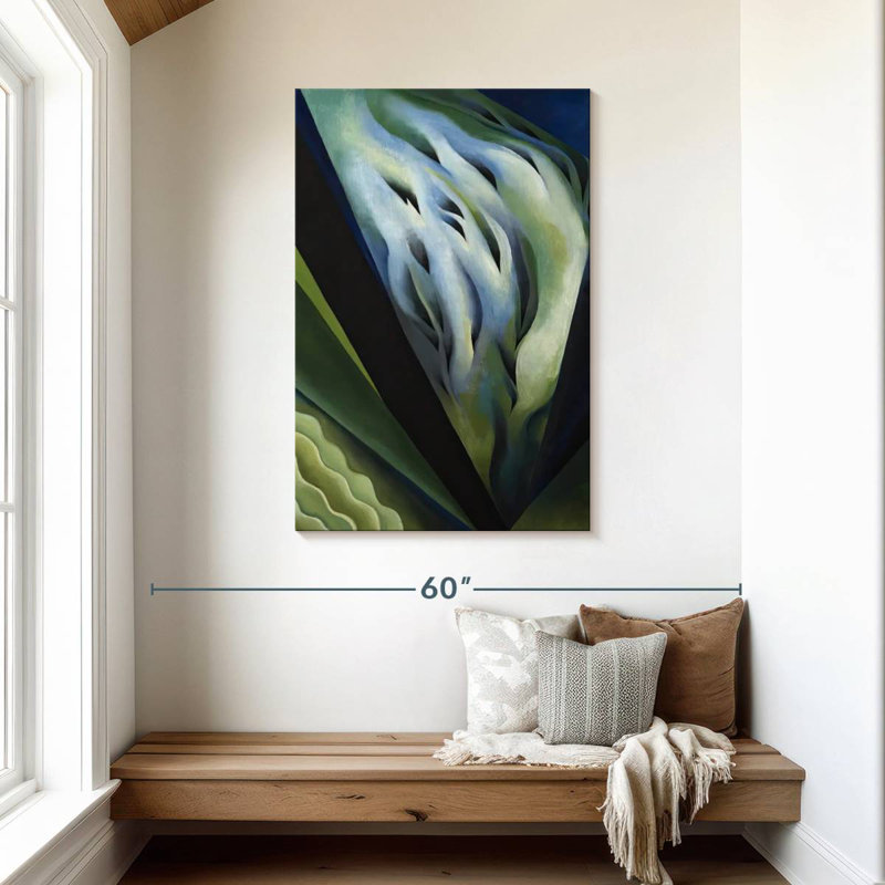 Avery - musique bleue et verte, H 45 po x l 30 po