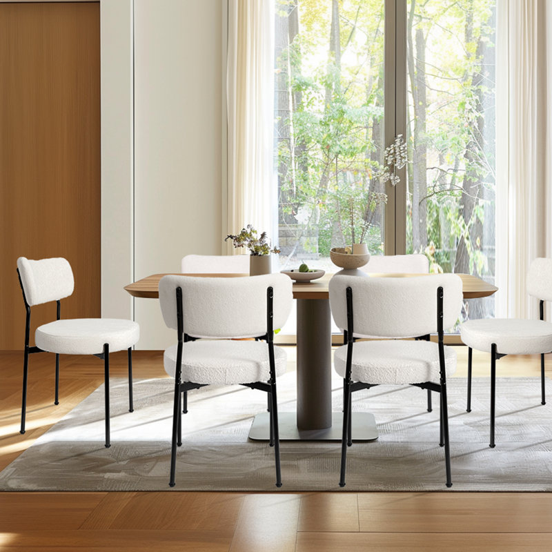Ensemble de chaises de salle à manger rembourrées Latitude Run® Mid Century Modern