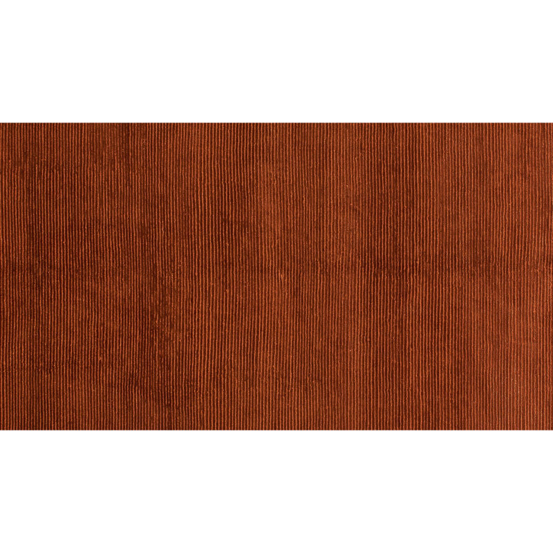 Hand Knotted Area Rug in Rust, Rectangle 3' x 5'