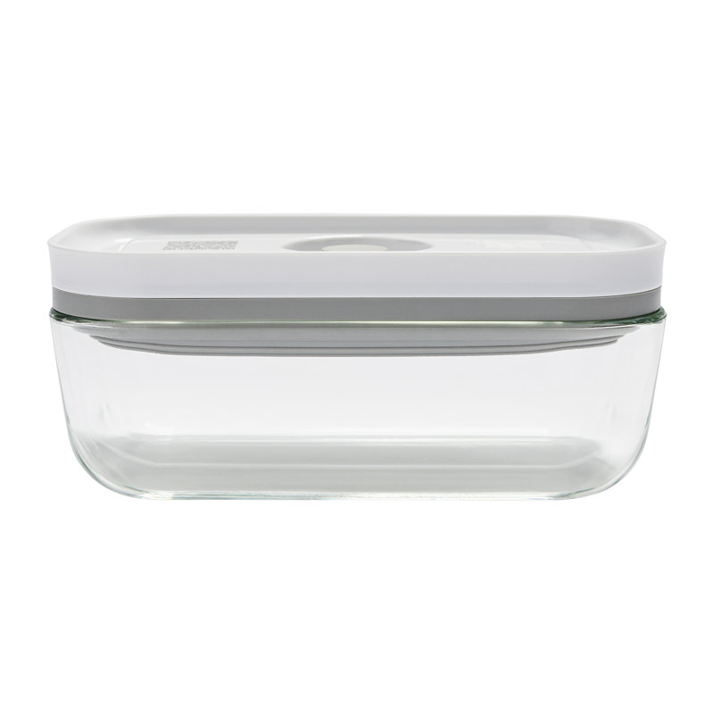 Fresh & Easy Glass Airtight Meal Prep 0.37 Qt Food Storage Container