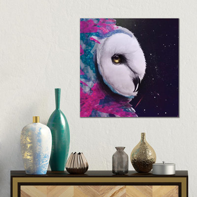 Owl Watercolor Tapices by Lostanaw - Gallery-Wrapped Canvas Giclée on Canvas
