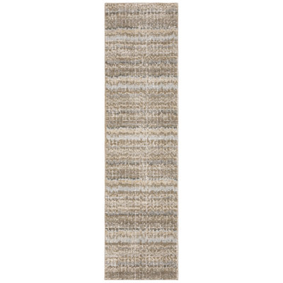 Tapis ivoire / brun clair Torge