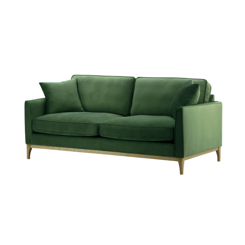 Jaaron Loveseat, Brown, Green, 3