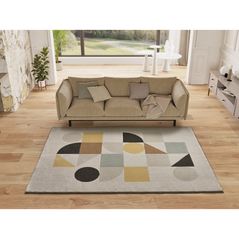 Geometric Area Rug, Rectangle 160 x 230cm