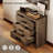 Eaton 4-Piece Modular Sideboard With Drawers & Doors, Farmhouse Storage Cabinet For Living Room, Dining Room, Or Hallway, Brown-949106406