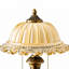 Lampe sur pied rétro en laiton brossé