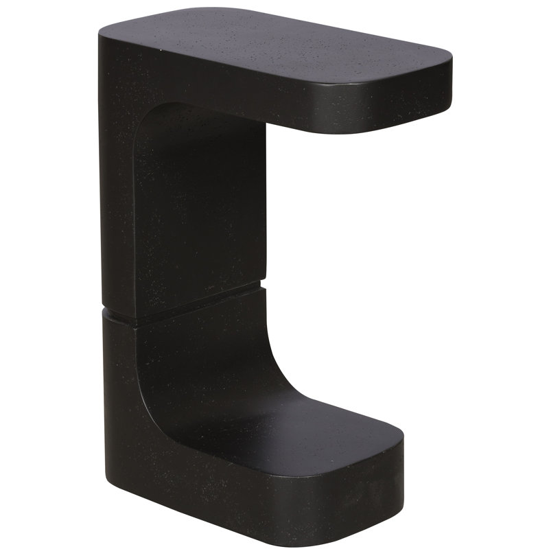 Michael Weiss Outdoor Side Table, Black