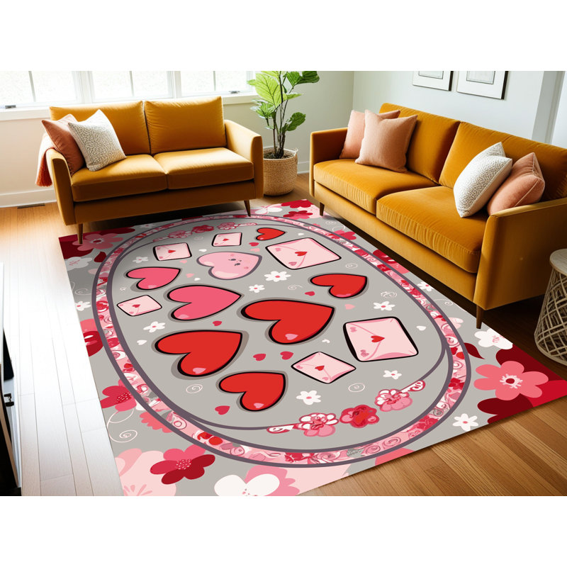 Tapis de Noël East Urban Home, Rectangulaire 8 pi x 12 pi