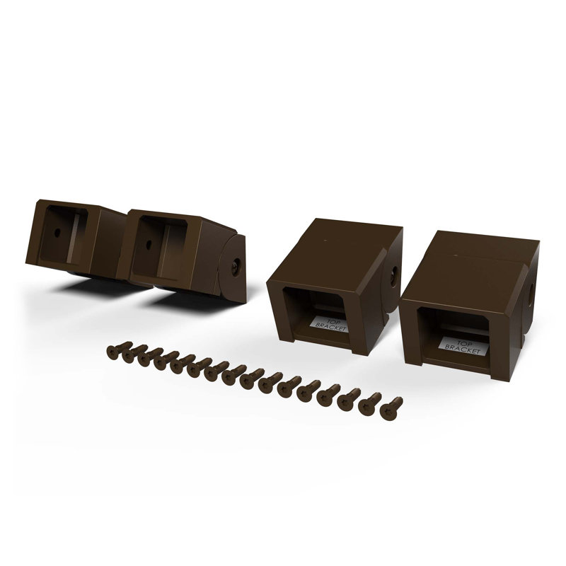 Supports d'escalier en aluminium Inspire Railing, Brun