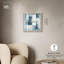 Art abstrait bleu déconstruit «I Shadowbox» par Art Remedy-115130418-115130427
