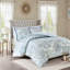 Housse de couette réversible très grand / très grand - coton, imprimé floral, deux motifs, médaillon, fermeture à boutons, chaleureuse et confortable-120469724
