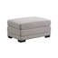 Canapé modulaire réversible en tissu de lin gris clair avec 2 repose-pieds 121,5 po Kristin