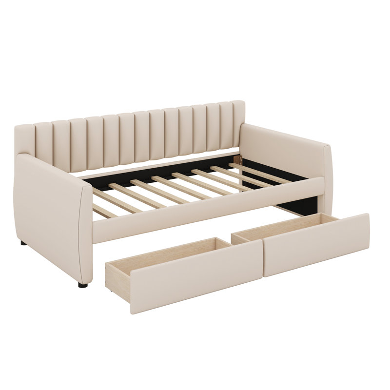 Lit de jour Daemian, Beige