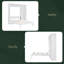 Lit escamotable double pleine grandeur avec tablettes-126372982