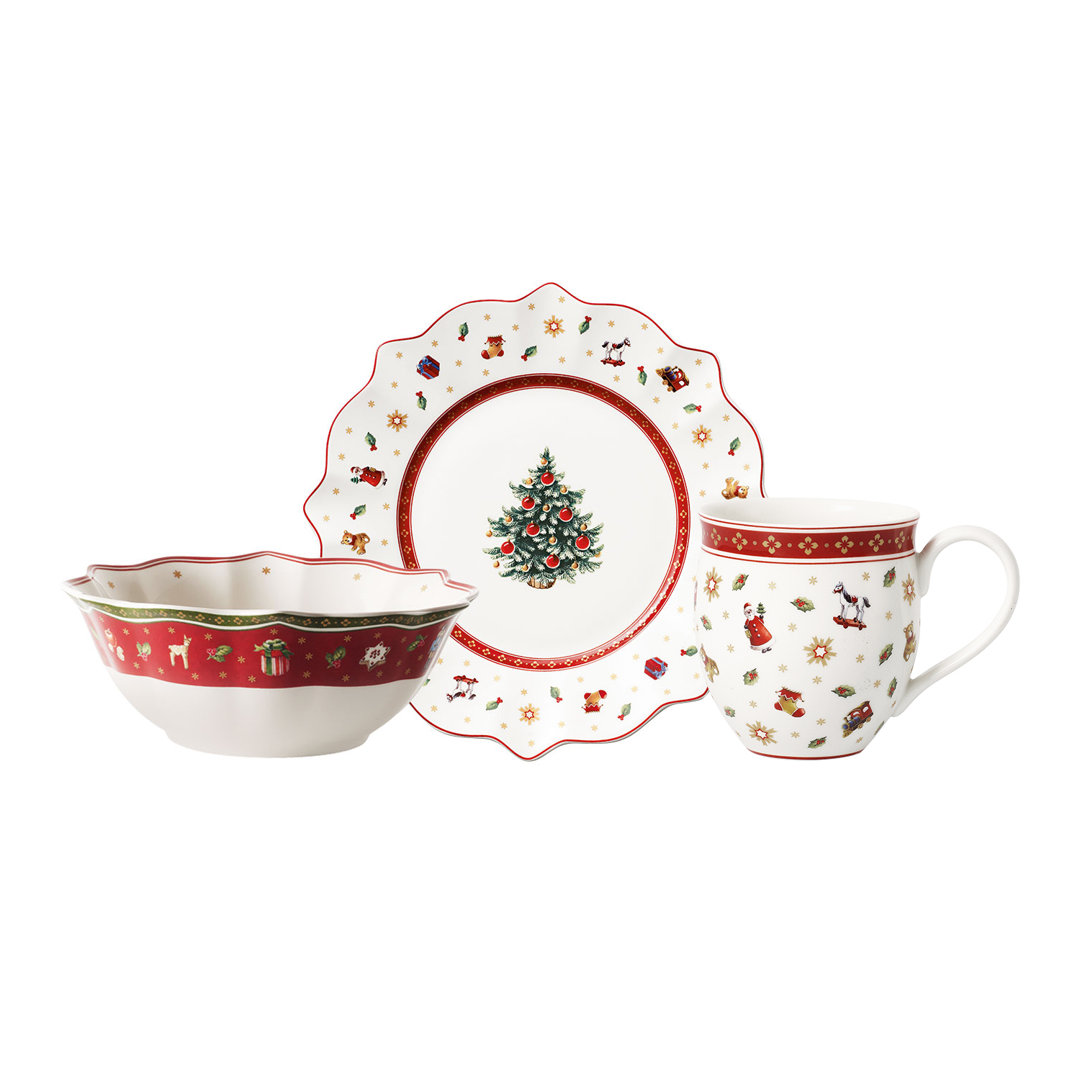 Villeroy & Boch Toys Delight 6 Piece Dinnerware Set, Service for 2 Villeroy & Boch
