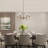 Arnita 6-Light Classic/Traditional Bubble Glass Shade Dining Room Chandelier ETL Certified