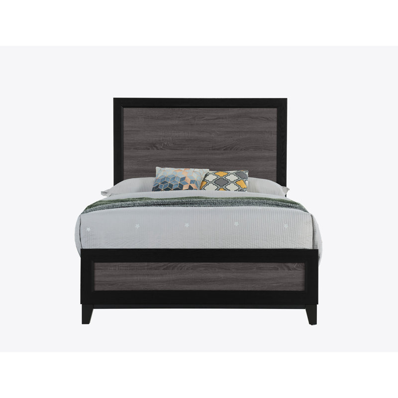 Lit Soluto gris et noir, Complète