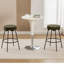 Tabouret de comptoir rembourré 26,97 po Kipten-1214027769