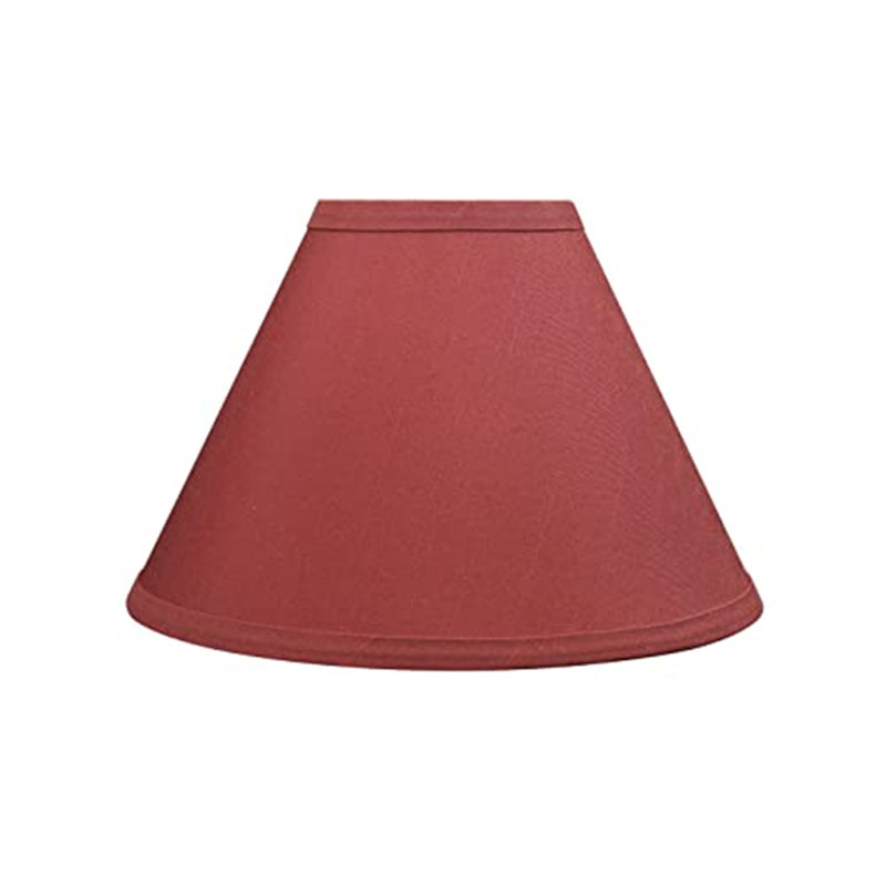 Linen Empire Lamp Shade, Red, 6.5" H x 9" W x 4" D