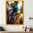Impression dorée sur toile encadrée sélectionné