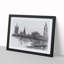 Houses of Parliament & Big Ben in Abstract - Picture Frame Graphic Art Print-55763647-55763646