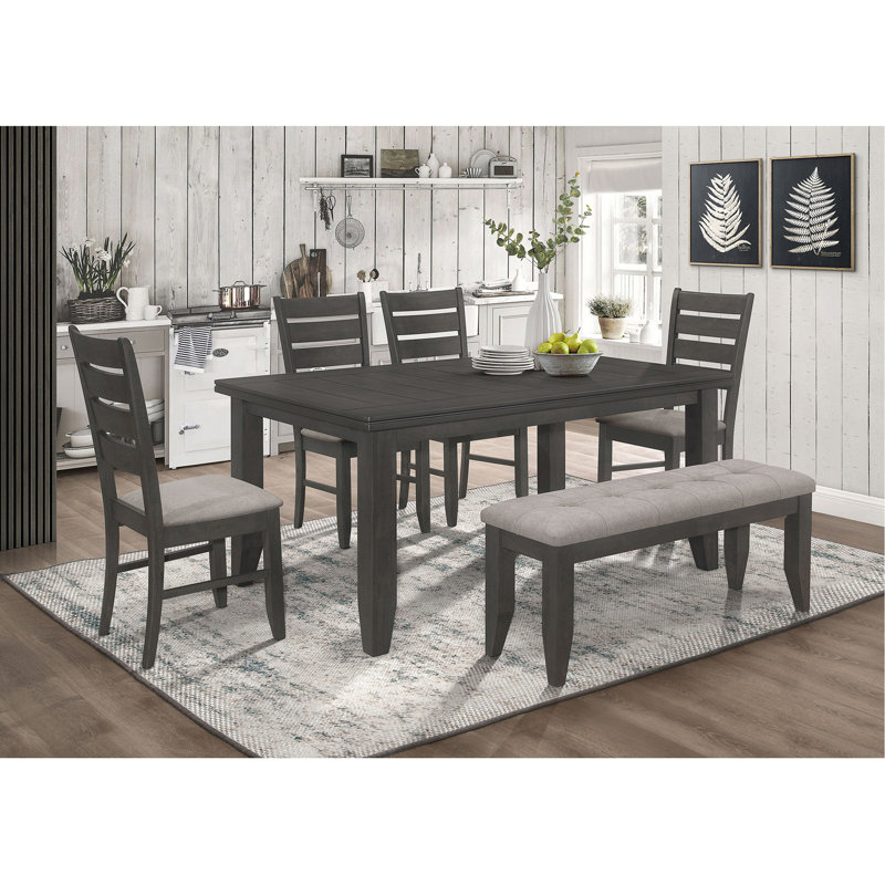 6-piece Rectangular Dining Set