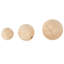 Cole And Grey Wood Handmade Decorative Ball Orbs & Vase Filler With Varying Sizes