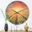 Horloge murale Blooming White Tulips-63617448
